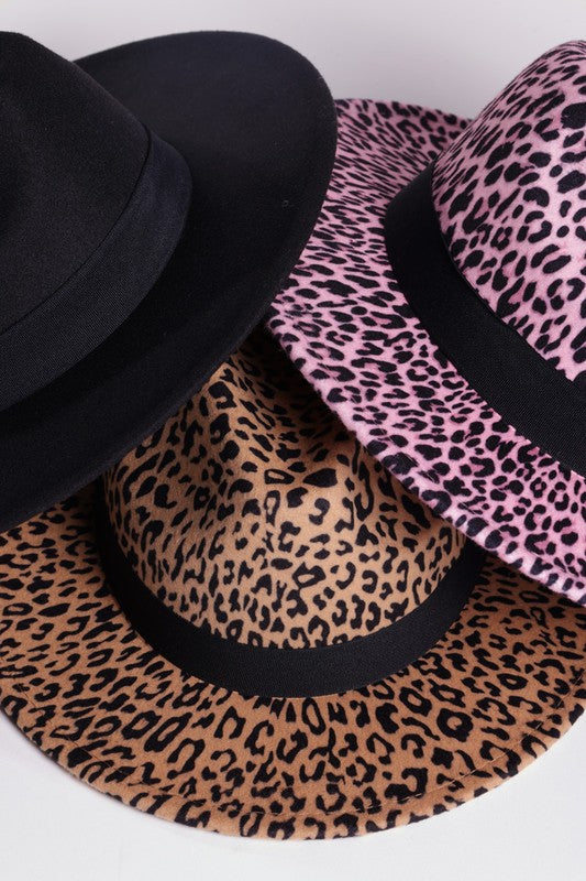 FAUX SUEDE GATSBY STYLE FEDORA HAT