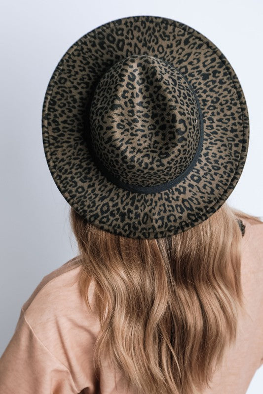 FAUX SUEDE GATSBY STYLE FEDORA HAT