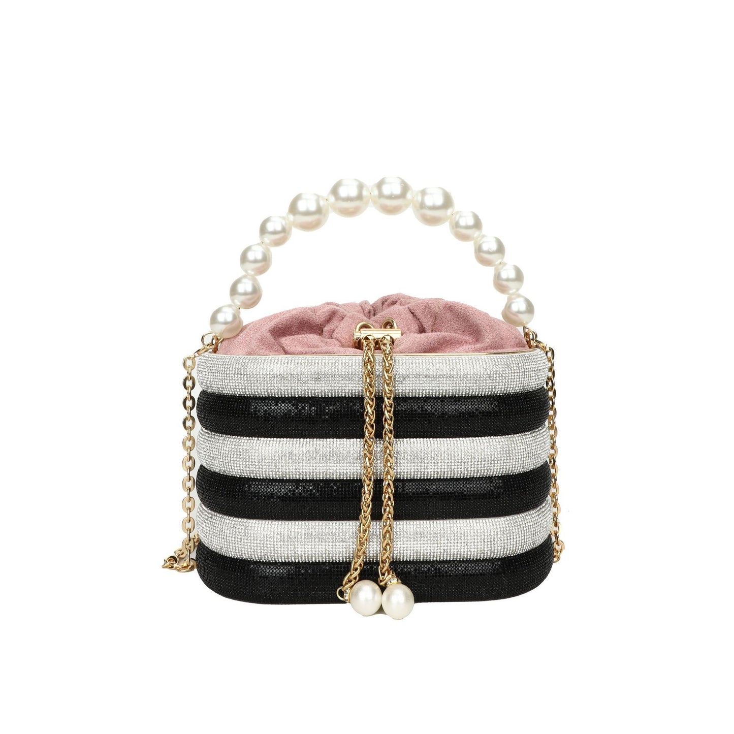 Fashion One-shoulder Women's Crossbody Classic Style Pearl Hand Dinner Bag
