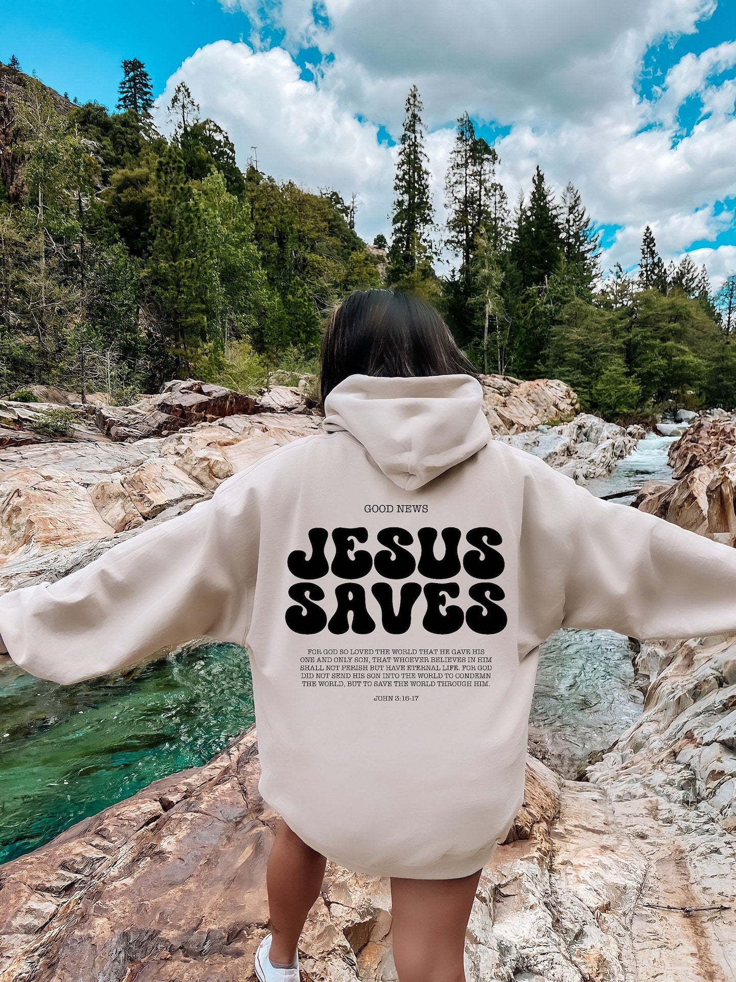 Jesus Saves Bible Verses Hoodie