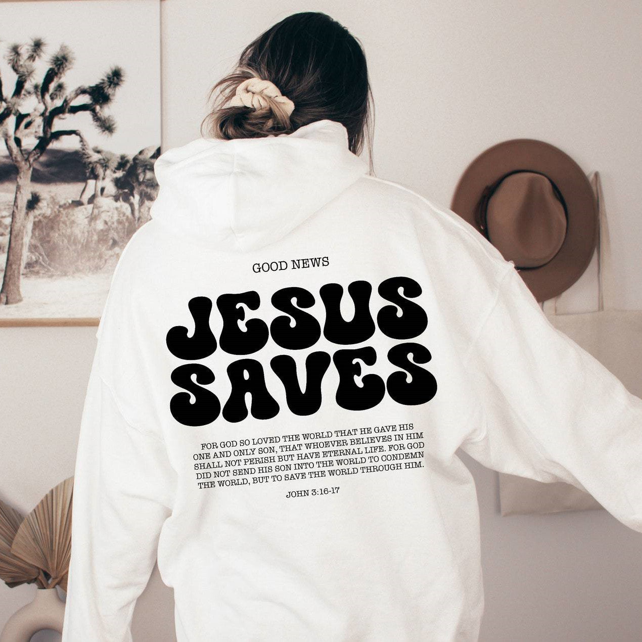 Jesus Saves Bible Verses Hoodie