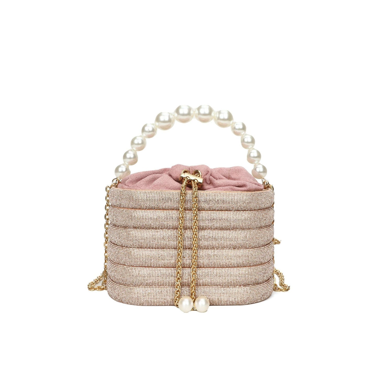 Fashion One-shoulder Women's Crossbody Classic Style Pearl Hand Dinner Bag