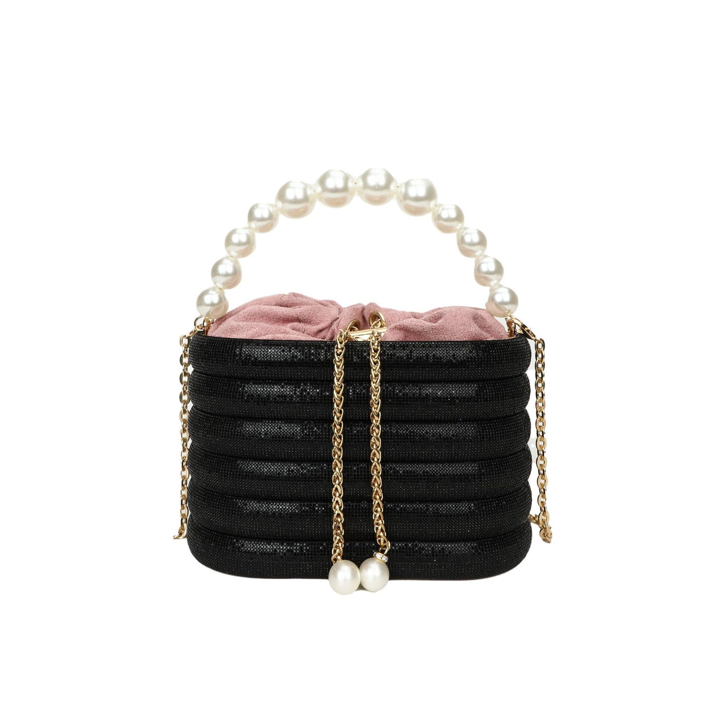 Fashion One-shoulder Women's Crossbody Classic Style Pearl Hand Dinner Bag