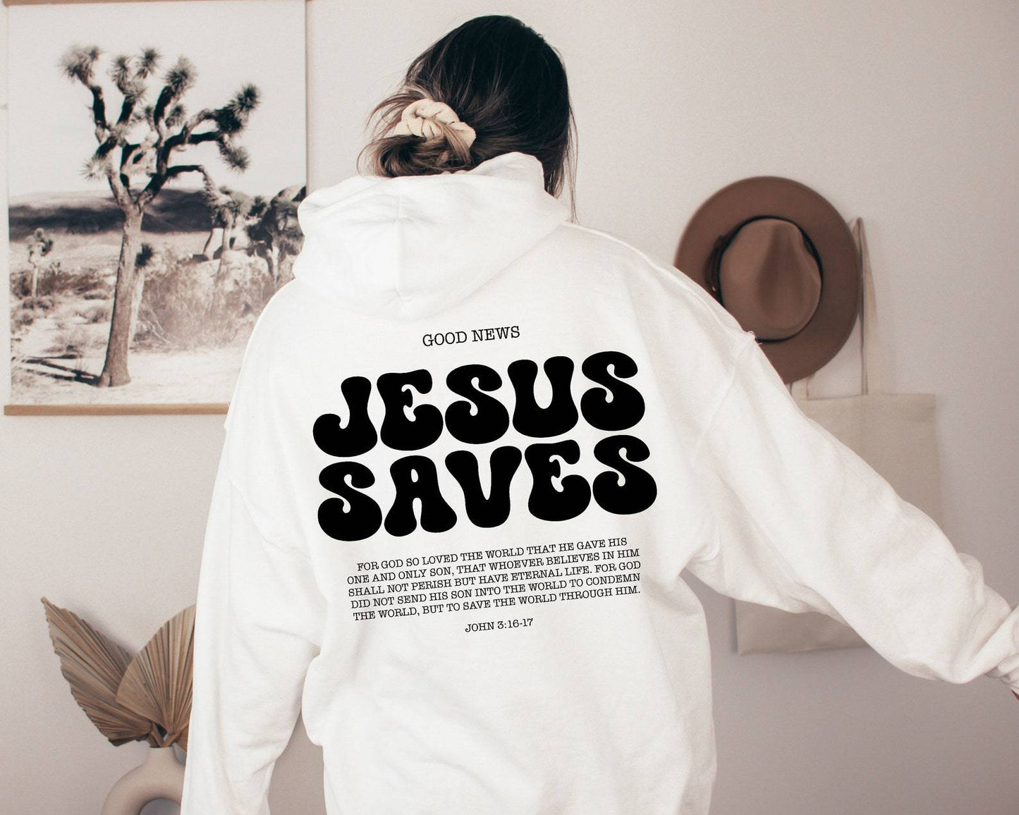 Jesus Saves Bible Verses Hoodie