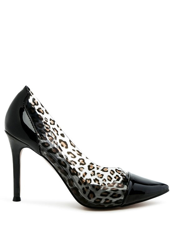 Transparent Patent Leather Pumps