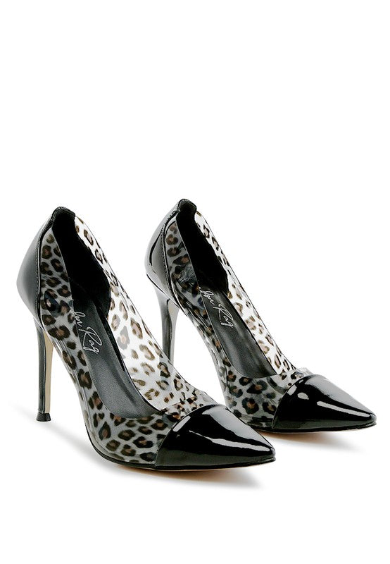 Transparent Patent Leather Pumps
