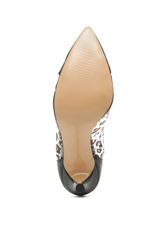 Transparent Patent Leather Pumps