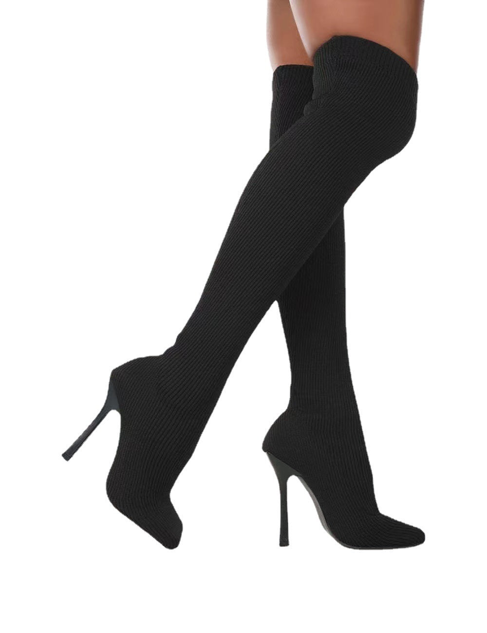 Fitted  Knee Long Boots