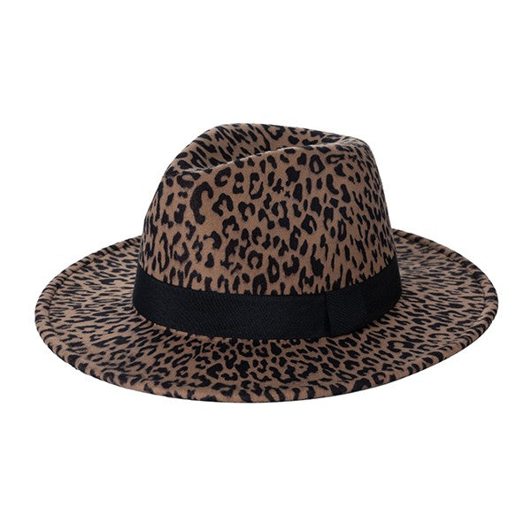 FAUX SUEDE GATSBY STYLE FEDORA HAT