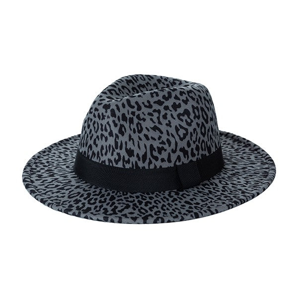 FAUX SUEDE GATSBY STYLE FEDORA HAT