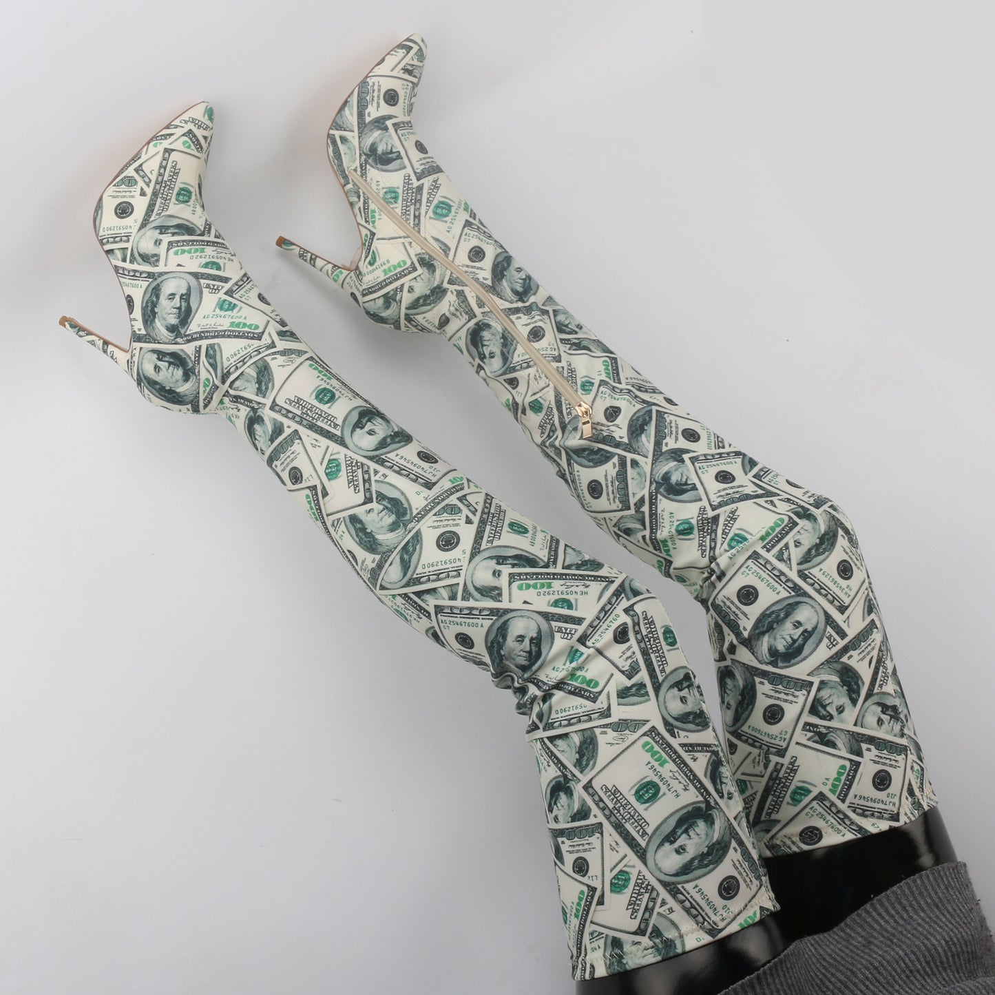 All about the Benjamins Over the  Knee Boots