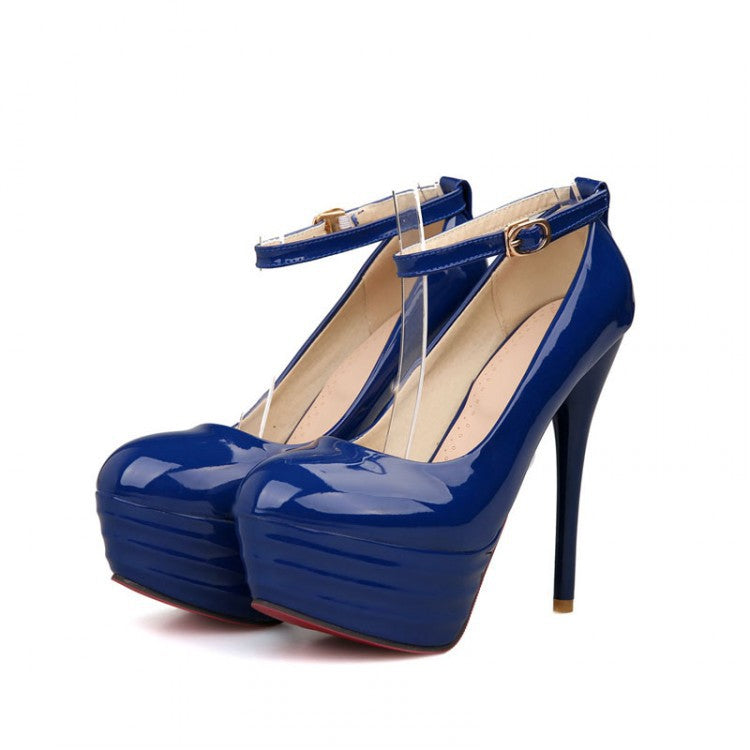 Glossy Platform High Heels