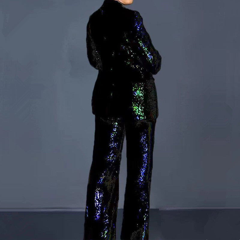 Boss up Slim-fit Sequins Suit