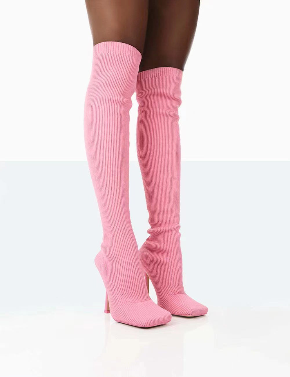 Fitted  Knee Long Boots