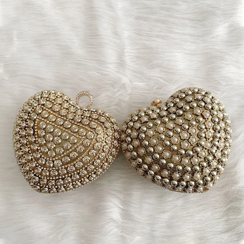Love Handbag Diamond Dinner Bag
