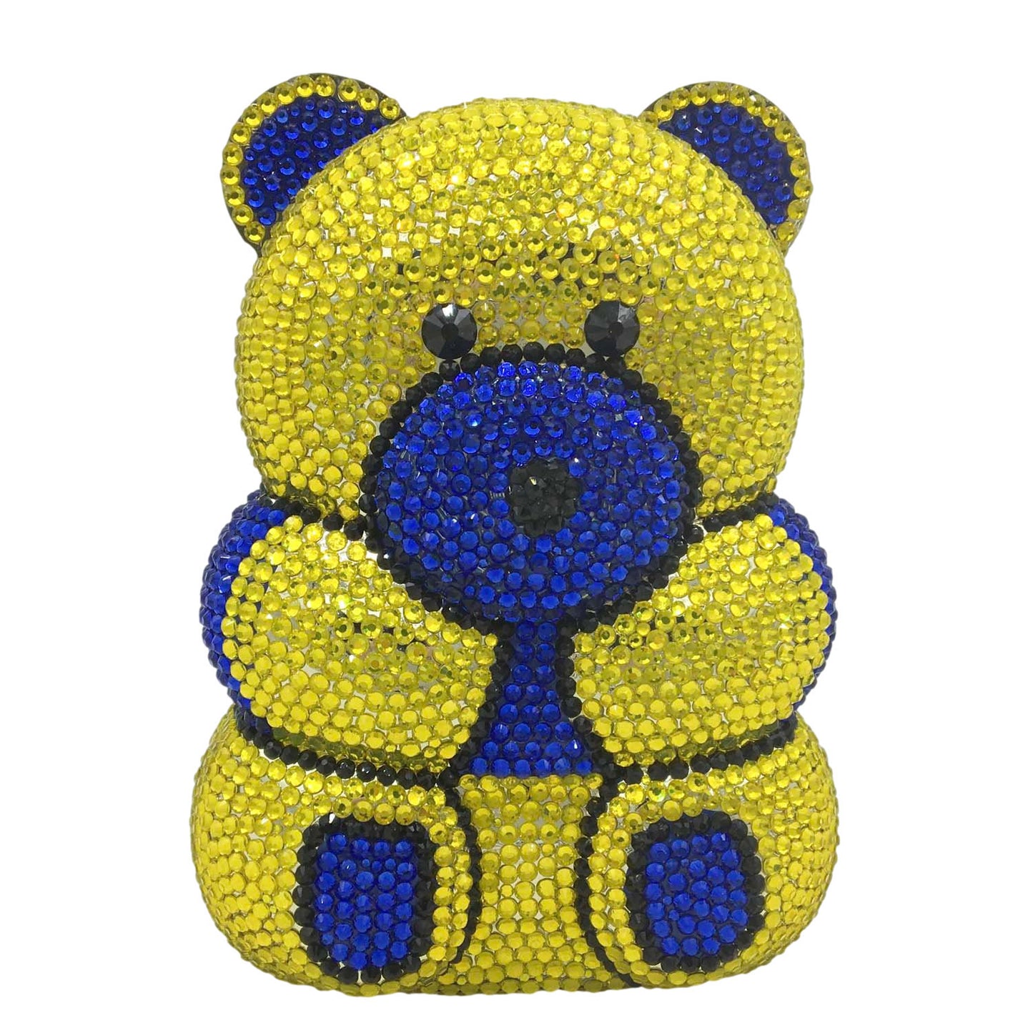 Fashion Simple Bear Shape Party Rhinestone  Bag