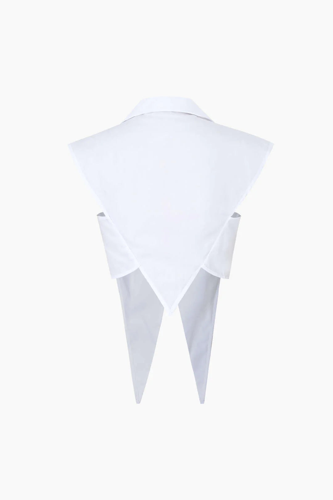 Hollow Off -waist Lining Collar Loose Shirt