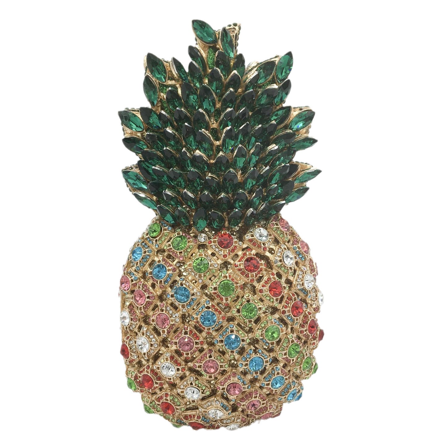 Pineapple Rhinestone Banquet  Evening Clutch