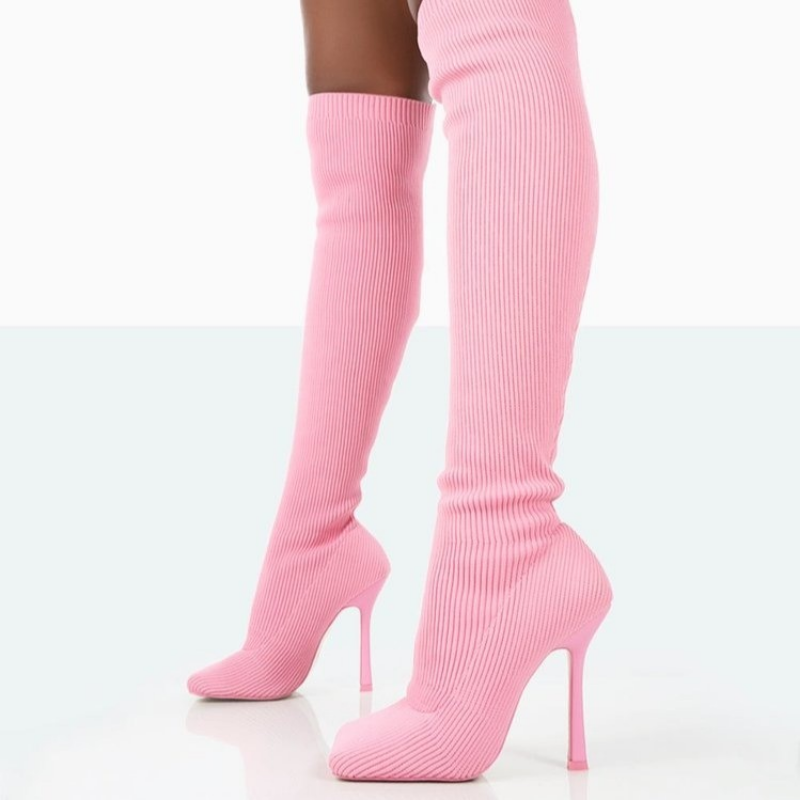Fitted  Knee Long Boots