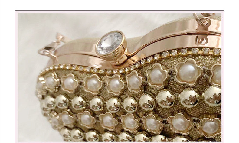 Love Handbag Diamond Dinner Bag