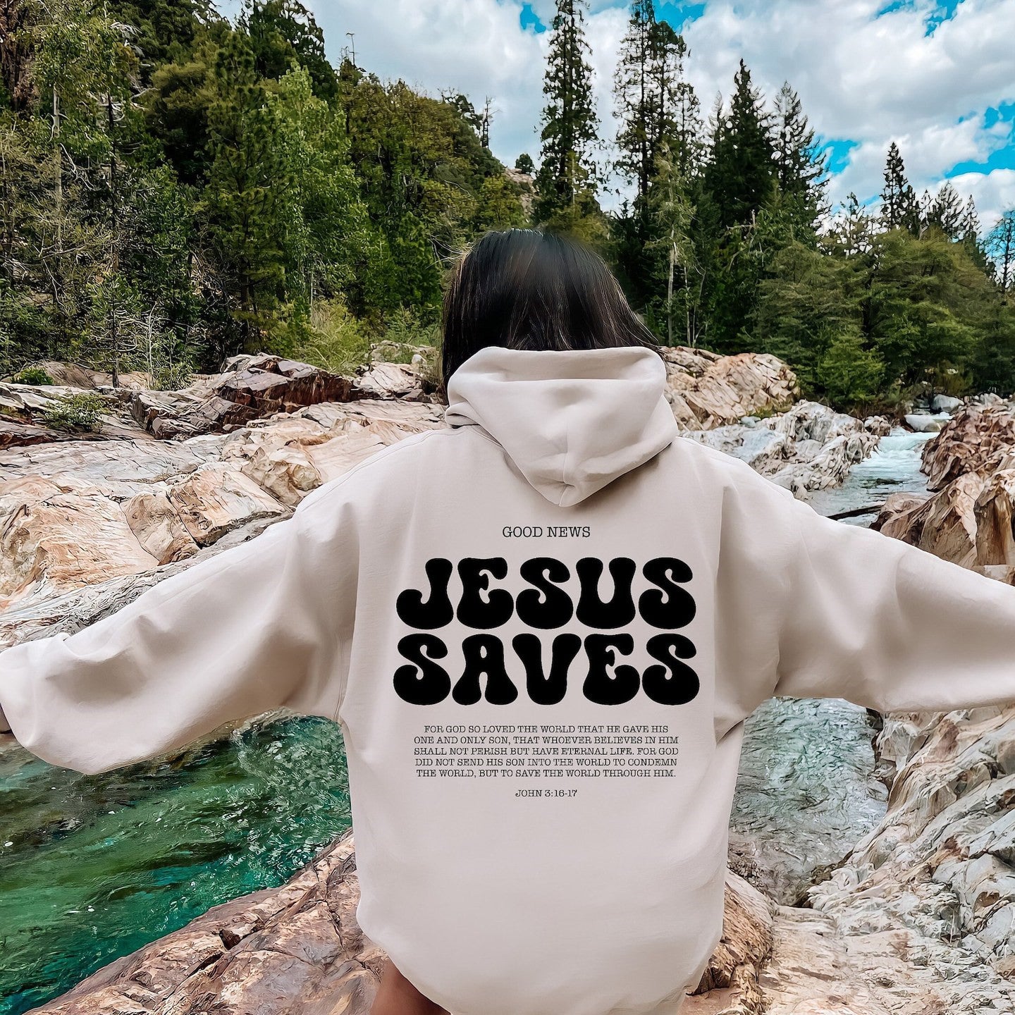Jesus Saves Bible Verses Hoodie