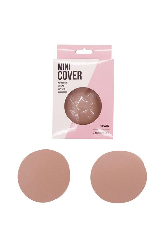 Mini Reusable Silicone Adhesive Nipple Cover Pads