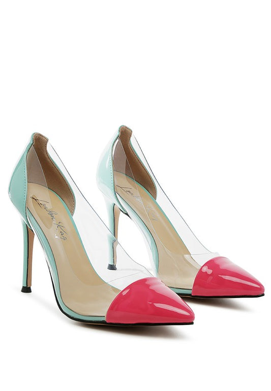 Transparent Patent Leather Pumps