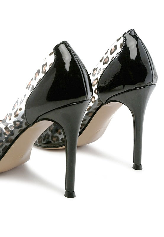 Transparent Patent Leather Pumps