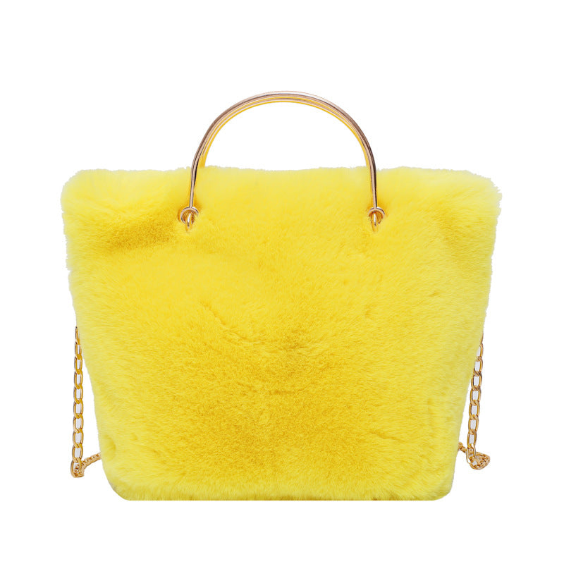 Shoulder Plush Tote Bag