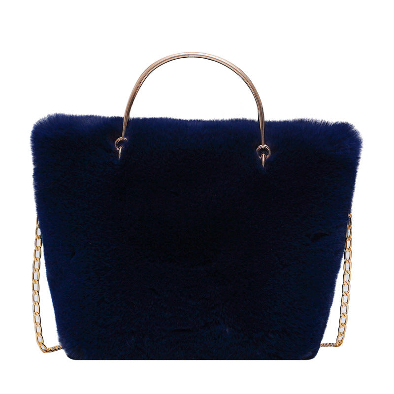 Shoulder Plush Tote Bag