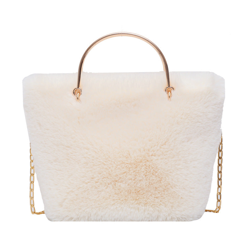 Shoulder Plush Tote Bag