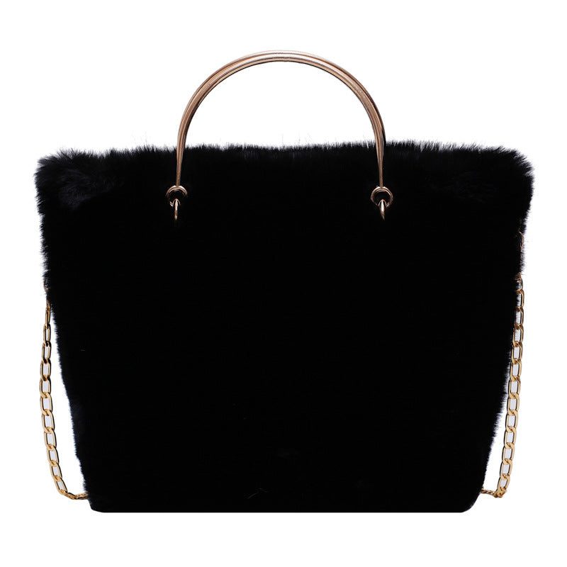 Shoulder Plush Tote Bag